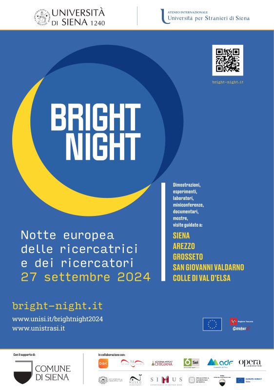 Bright Night 2024 - Notte Europea delle Ricercatrici e dei Ricercatori