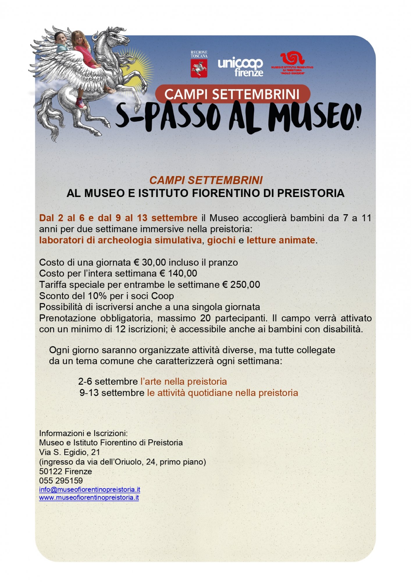 Campi settembrini al museo