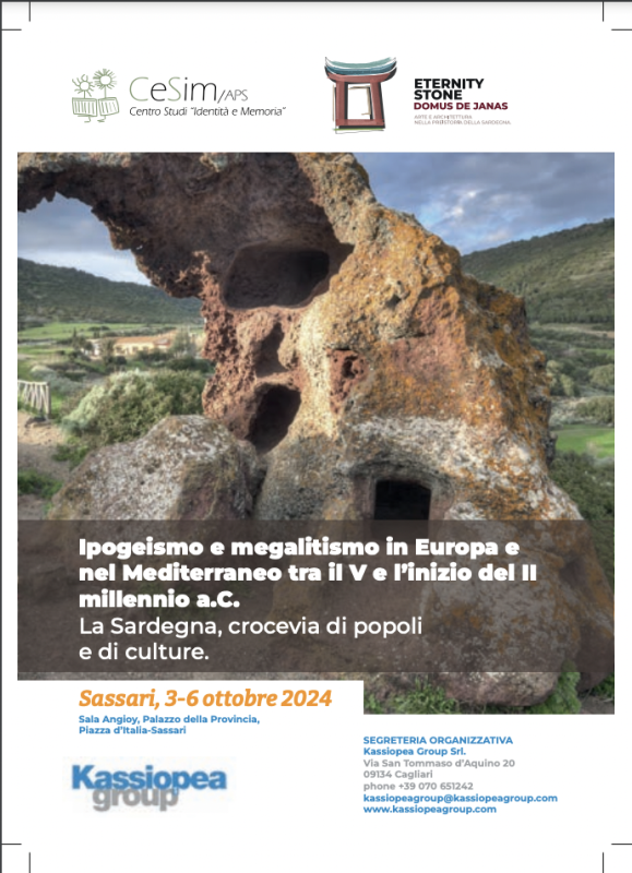 Ipogeismo e megalitismo in Europa e nel Mediterraneo tra il V e l'inizio del II millennio a.C. La Sardegna, crocevia di popoli e di culture.